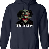 Sawtism Essential Graphic Pullover Hoodie - Navy