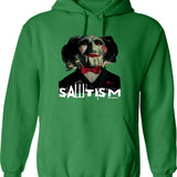Sawtism Essential Graphic Pullover Hoodie - Green