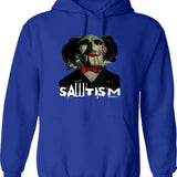 Sawtism Essential Graphic Pullover Hoodie - Blue