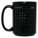 Scary Numbers Lumon Macrodata Refinement Severance TV Black Coffee Mug, Gift Coffee Mug - Black