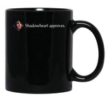 Shadowheart Approves Black Coffee Mug, Gift Coffee Mug - Black