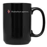 Shadowheart Approves Black Coffee Mug, Gift Coffee Mug