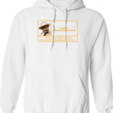 Sheriff Buford T Justice Graphic Pullover Hoodie - White