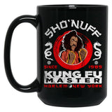 Sho Nuff Kung Fu Master Black Coffee Mug, Gift Coffee Mug - Black