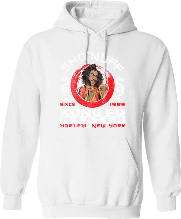 Sho Nuff Kung Fu Master Graphic Pullover Hoodie - White