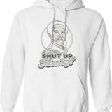 Shut Up Honky Graphic Pullover Hoodie - White