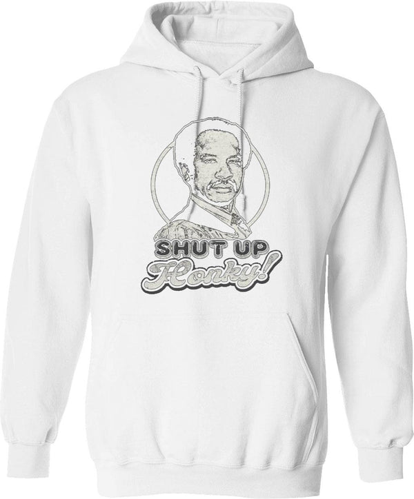 Shut Up Honky Graphic Pullover Hoodie - White