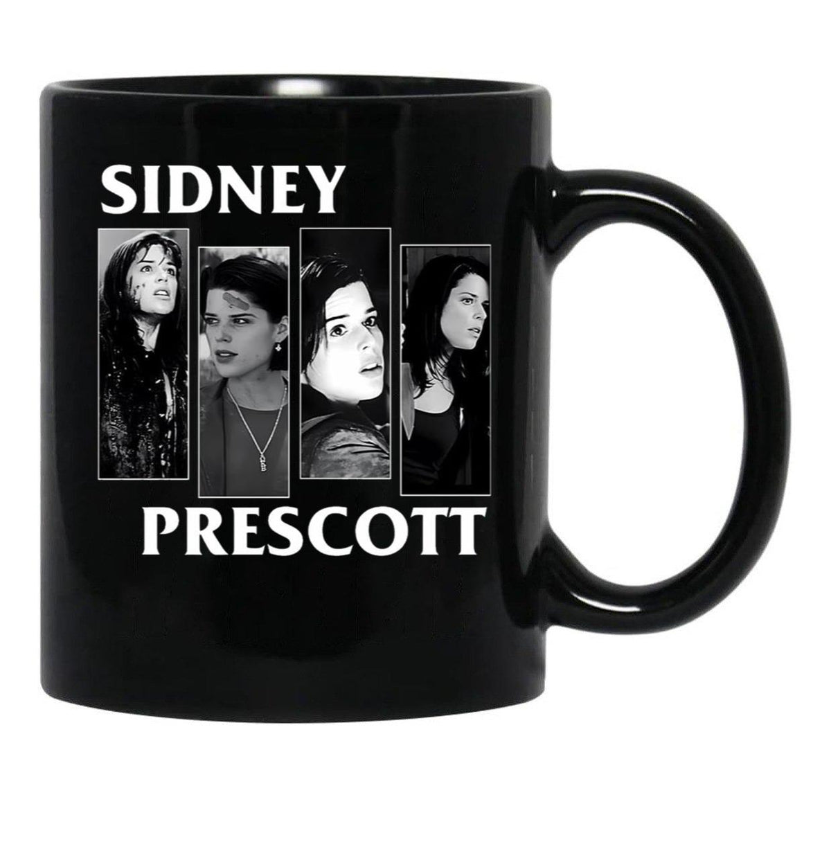 Sidney-Prescott-Horror-Punk-Scream Classic Coffee Mug Black Coffee Mug, Gift Coffee Mug - Black