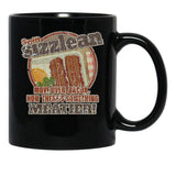 Sizzlean 1977 Black Coffee Mug, Gift Coffee Mug - Black