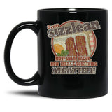 Sizzlean 1977 Black Coffee Mug, Gift Coffee Mug