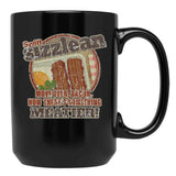 Sizzlean 1977 Black Coffee Mug, Gift Coffee Mug