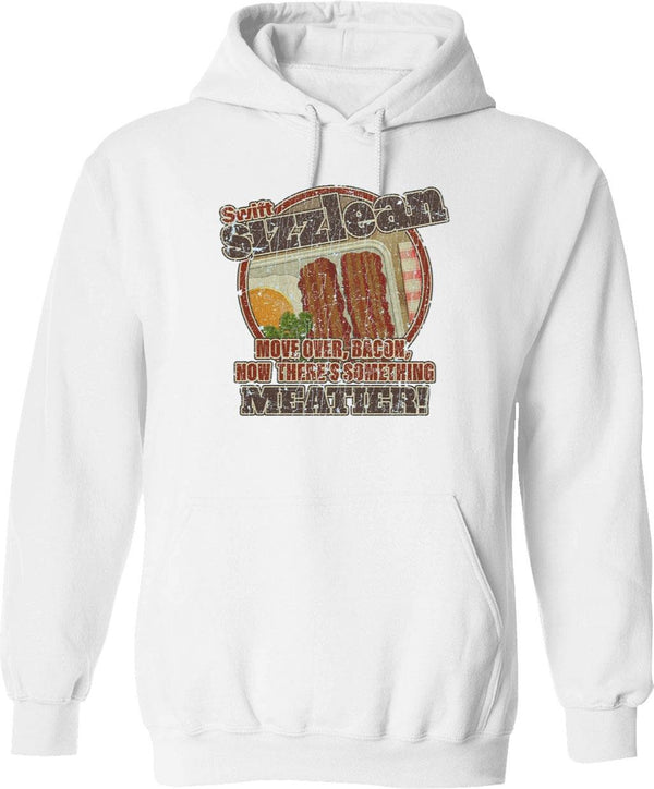 Sizzlean 1977 Graphic Pullover Hoodie - White