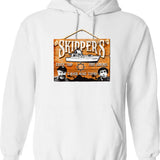 Skipper Gilligan'S Island Wooden Sign Graphic Pullover Hoodie - White