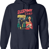 Sleepaway Camp Come Back in A Bag Graphic Pullover Hoodie - Navy
