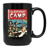 Sleepaway Camp Tales from The Waterfront 555555 Black Coffee Mug, Gift Coffee Mug