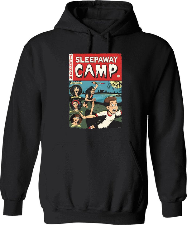 Sleepaway Camp Tales from The Waterfront 555555 Graphic Pullover Hoodie - Black