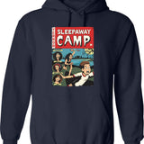 Sleepaway Camp Tales from The Waterfront 555555 Graphic Pullover Hoodie - Navy