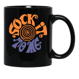 Sock It to Me Black Coffee Mug, Gift Coffee Mug - Black