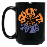 Sock It to Me Black Coffee Mug, Gift Coffee Mug - Black