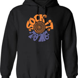Sock It to Me Graphic Pullover Hoodie - Black