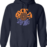 Sock It to Me Graphic Pullover Hoodie - Navy