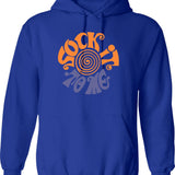 Sock It to Me Graphic Pullover Hoodie - Blue