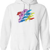 Softer Worser Slower Weaker Graphic Pullover Hoodie - White