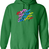 Softer Worser Slower Weaker Graphic Pullover Hoodie - Green