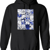 Special Present Oboro Shirakumo Collage Color Version Gift Movie Fans Poster Graphic Pullover Hoodie - Black