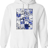 Special Present Oboro Shirakumo Collage Color Version Gift Movie Fans Poster Graphic Pullover Hoodie - White