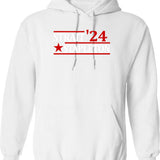 Stapleton Strait 24 Retro Vintage Country Cowboy Western Graphic Pullover Hoodie - White