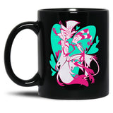Stolas And Blitzo Valentines - Helluva Boss Black Coffee Mug, Gift Coffee Mug