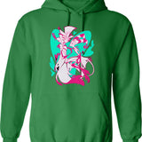 Stolas And Blitzo Valentines - Helluva Boss Graphic Pullover Hoodie - Green