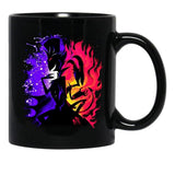 Stolas and Blitzo Inner Desires - Helluva Boss Photographic Print Black Coffee Mug, Gift Coffee Mug - Black