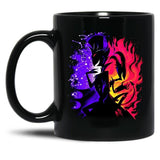 Stolas and Blitzo Inner Desires - Helluva Boss Photographic Print Black Coffee Mug, Gift Coffee Mug