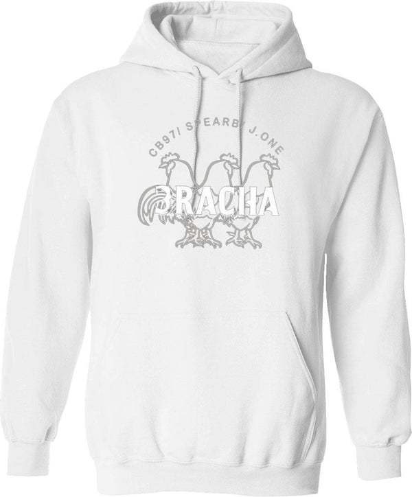 Stray Kids 3RACHA Stray Kids Bang Chan Hoodie Graphic Pullover Hoodie - White