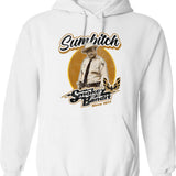 Sumbitch Worn LTS Graphic Pullover Hoodie - White