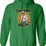 Sumbitch Worn LTS Graphic Pullover Hoodie - Green