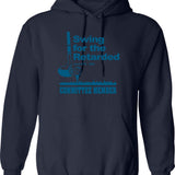 Swing for The Retarded June 6th 1982 Committee Graphic Pullover Hoodie - Navy