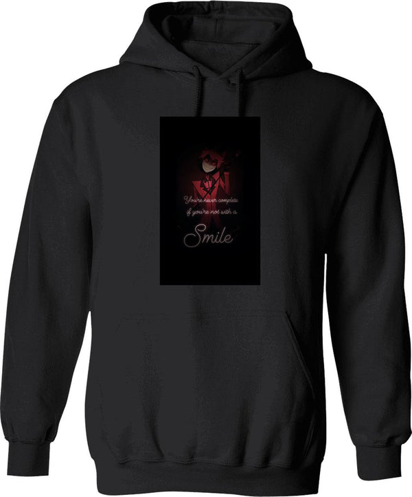 T-Hoodie hazbin Hotel Essential Graphic Pullover Hoodie - Black