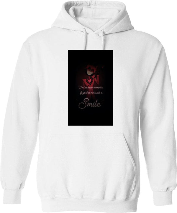 T-Hoodie hazbin Hotel Essential Graphic Pullover Hoodie - White