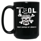 TSOL American Punk Essential Black Coffee Mug, Gift Coffee Mug - Black