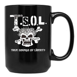 TSOL American Punk Essential Black Coffee Mug, Gift Coffee Mug