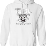 TSOL American Punk Essential Graphic Pullover Hoodie - White
