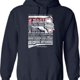 Take This Down. I Want... (Blazing Saddles) Graphic Pullover Hoodie - Navy