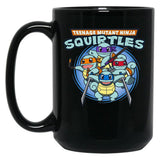 Teenage Mutant Squirtles Black Coffee Mug, Gift Coffee Mug - Black