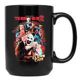 Terrifier 2 Clown Cafe6 Black Coffee Mug, Gift Coffee Mug