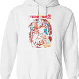 Terrifier 2 Clown Cafe 6 Graphic Pullover Hoodie - White