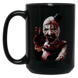 Terrifier 2 Fan Art Classic Black Coffee Mug, Gift Coffee Mug - Black