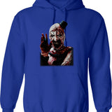 Terrifier 2 Fan Art Classic Graphic Pullover Hoodie - Blue